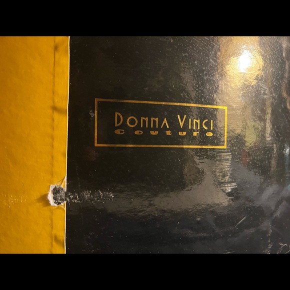 This is a Never Worn Donna Vinci Hat! It is black and silver with crystals! - Picture 4 of 4